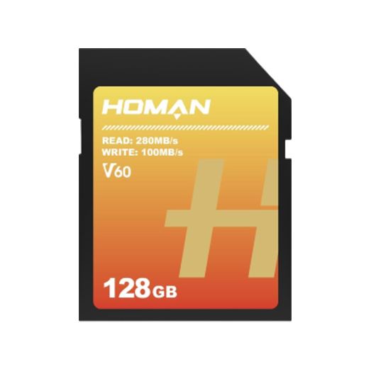 Homan Scheda SD 128GB V60 UHS-II R 280MB/s W 100MB/s