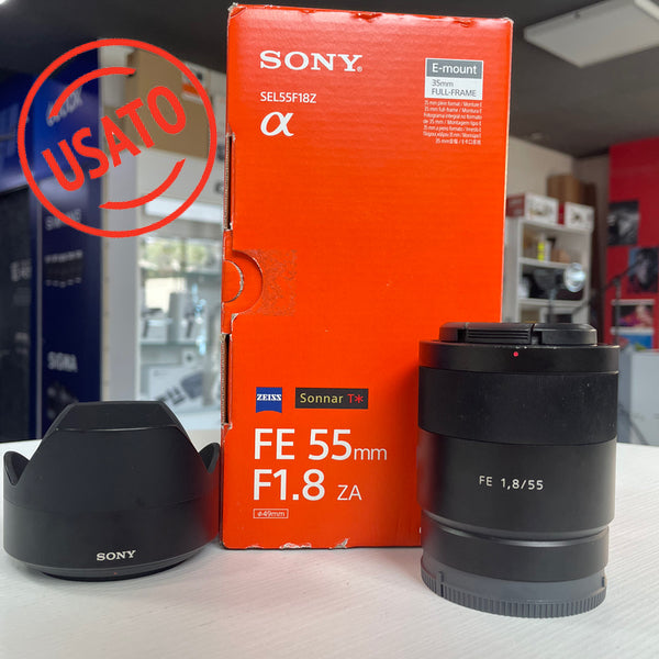 Sony FE 55mm F1.8 ZA SEL55F18Z Usato pari al nuovo