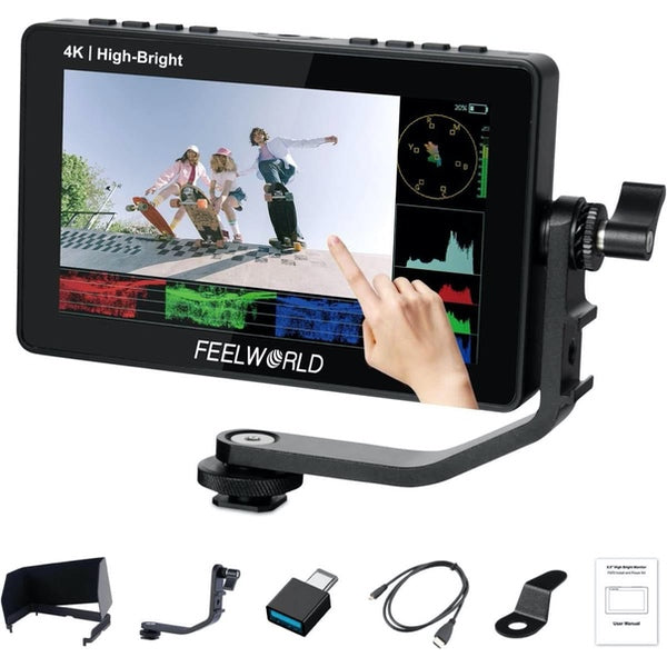 Feelworld Monitor F5 PROX on Camera 5.5