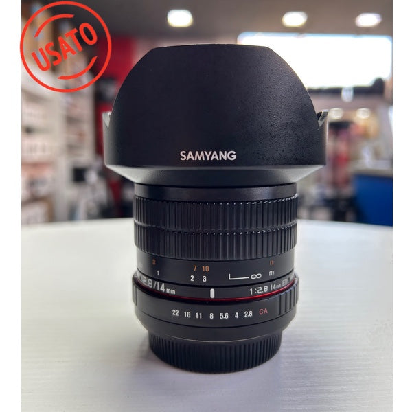 Samyang MF 14mm F2.8 AS IF UMC per Canon EF Usato