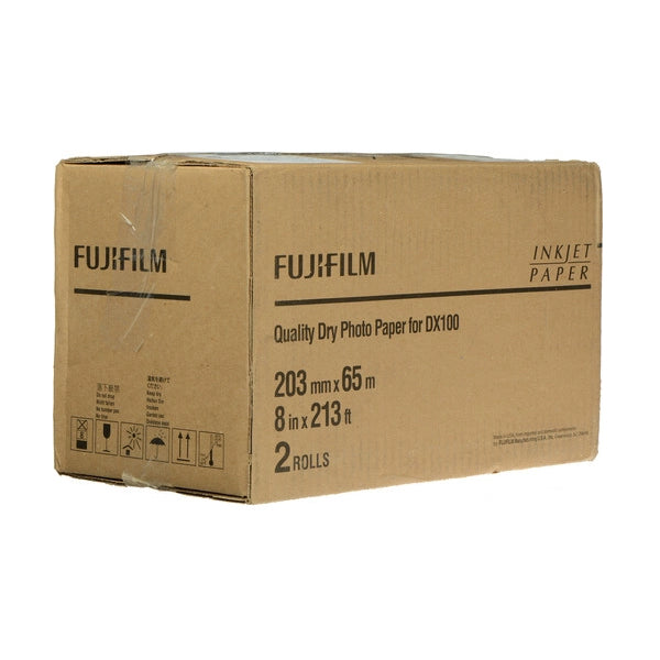 Fujifilm Carta Inkjet 20,3x65m Lustre Conf. 2 Bobine per Fuji DX100/DE100 ed Epson