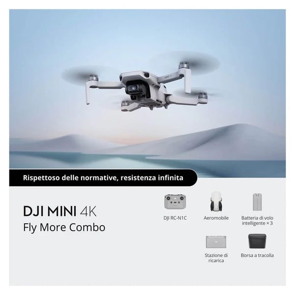 Dji Mini 4K (Motion Fly More Combo) Garanzia Dji Italia